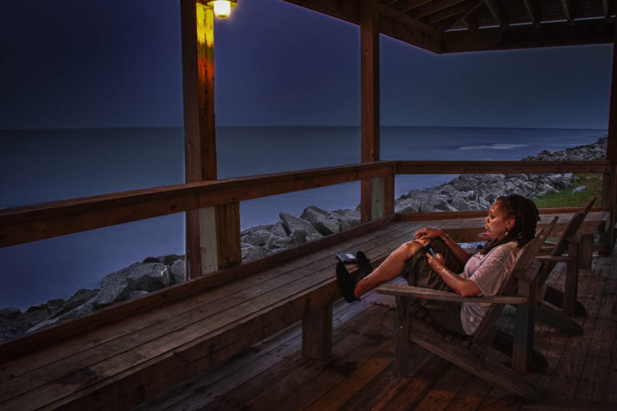 Waiting for Spirit to Speak In the Blue Hour