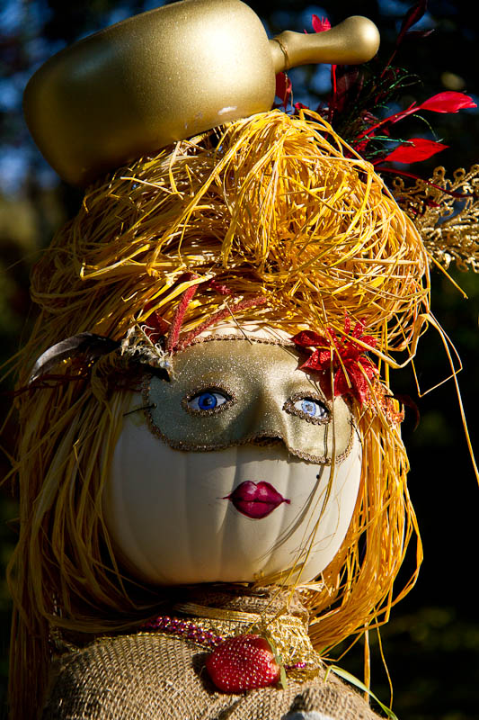 Masquerade Diva Scarecrow - Atlanta Botanical Garden (Halloween)
