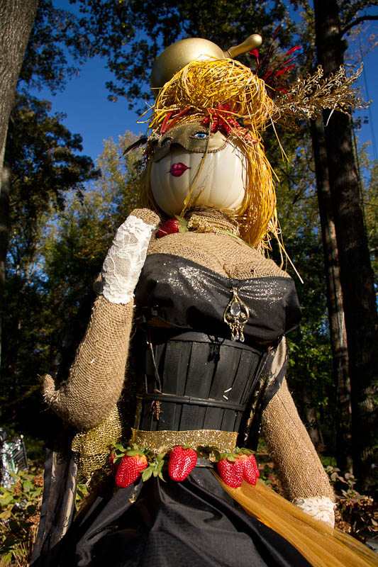 Masquerade Diva Scarecrow - Atlanta Botanical Garden (Halloween)